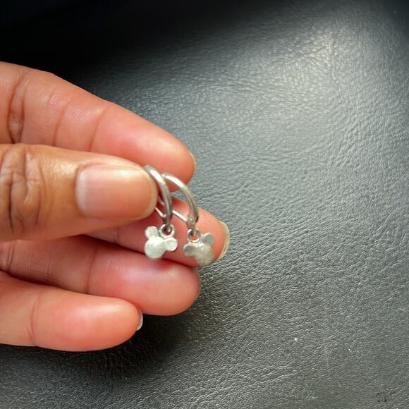 Disney Mickey Mouse AB Rhinstones Earrings Leverbacks Small - Picture 5 of 5